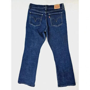 Levi's 30X30 Women's Classic Bootcut Size 10 Blue Denim Five Pocket Logo Jeans